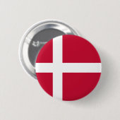 Lage kosten! Deense vlag Ronde Button 5,7 Cm (Voorkant /achterkant)