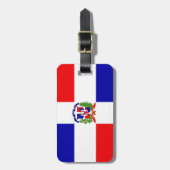 Lage kosten! Dominicaanse Republiek Bagagelabel (Voorkant verticaal)