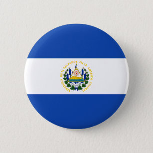 Lage kosten! El Salvador Flag Ronde Button 5,7 Cm