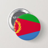 Lage kosten! Eritrea Flag Ronde Button 5,7 Cm (Voorkant /achterkant)