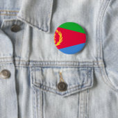 Lage kosten! Eritrea Flag Ronde Button 5,7 Cm (In situ)