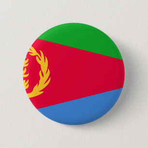 Lage kosten! Eritrea Flag Ronde Button 5,7 Cm