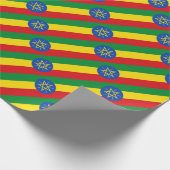 Lage kosten! Ethiopia Flag Cadeaupapier (Hoek)