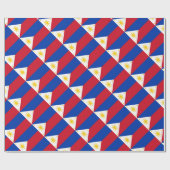 Lage kosten! Filippijnse vlag Cadeaupapier (Vlak)
