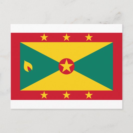Lage kosten! Grenada Flag Briefkaart (Voorkant)