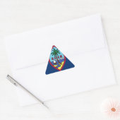 Lage kosten! Guam Vlag Sticker (Envelop)