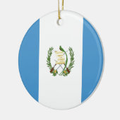 Lage kosten! Guatemalteekse vlag Keramisch Ornament (Links)
