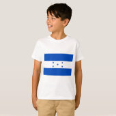 Lage kosten! Honduras Flag T-shirt (Voorkant volledig)