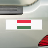 Lage kosten! Hongaarse vlag Bumpersticker (Op auto)