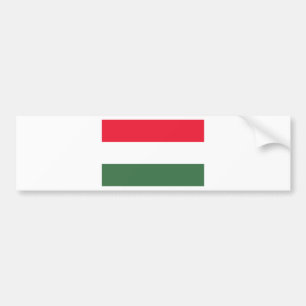 Lage kosten! Hongaarse vlag Bumpersticker