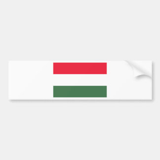 Lage kosten! Hongaarse vlag Bumpersticker