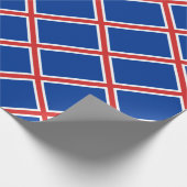 Lage kosten! IJslandse vlag Cadeaupapier (Hoek)