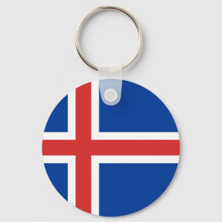 Lage kosten! IJslandse vlag Sleutelhanger
