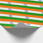 Lage kosten! Indiase vlag Cadeaupapier (Hoek)