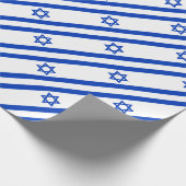 Lage kosten! Israëlische vlag Cadeaupapier (Hoek)