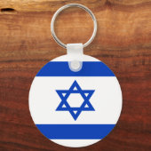 Lage kosten! Israëlische vlag Sleutelhanger (Voorkant)