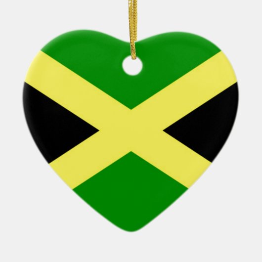 Lage kosten! Jamaica Flag Keramisch Ornament (Voorkant)