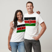 Lage kosten! Kenya Flag T-shirt (Unisex)