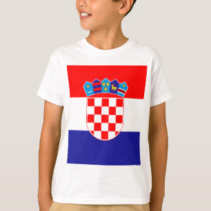 Lage kosten! Kroatische vlag T-shirt