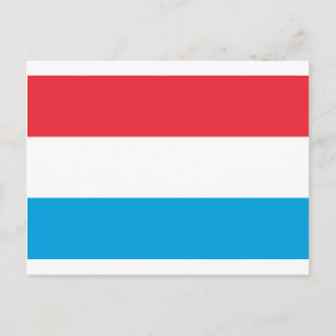 Lage kosten! Luxemburgse vlag Briefkaart