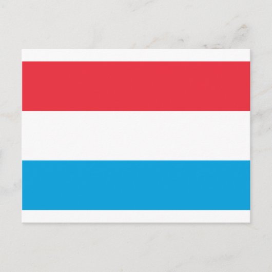 Lage kosten! Luxemburgse vlag Briefkaart (Voorkant)