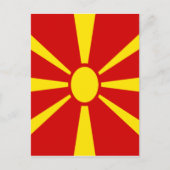 Lage kosten! Markering Macedonië Briefkaart (Voorkant)