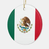 Lage kosten! Mexicaanse vlag Keramisch Ornament (Links)