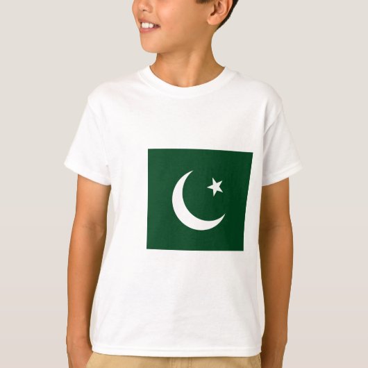 Lage kosten! Pakistaanse vlag T-shirt (Voorkant)