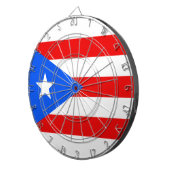 Lage kosten! Puerto Rico Flag Dartbord (Voorkant Rechts)