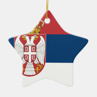 Lage kosten! Servische vlag Keramisch Ornament