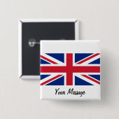 Lage kosten Uniefactrandmerknaam Vierkante Button 5,1 Cm (Voorkant /achterkant)