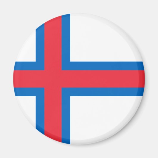 Lage kosten! Vlag Faeröer Magneet (Voorkant)