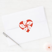 Lage kosten! vlag van Hongkong Hart Sticker (Envelop)