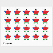 Lage kosten! Vlag Zuid-Soedan Ster Sticker (Vel)