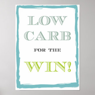 Lage krab voor het Win Poster - 8,5 inch x 11 inch