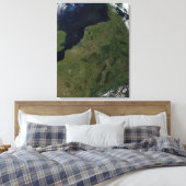 Lage landen canvas afdruk (Insitu (Slaapkamer))