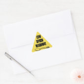 Lage Lepelwaarschuwing Sticker (Envelop)