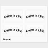 Lage Leven Lowrider Lifestyle Oude School Rechthoekige Sticker (Vel)