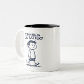 Lage Mok van de batterij - Cafeïne opladen nodig (Voorkant links)