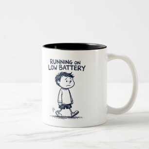 Lage Mok van de batterij - Cafeïne opladen nodig