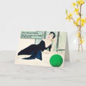 Lage moraal (grappig wenskaart) kaart (Gele Bloem)