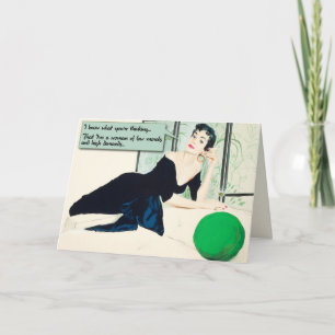 Lage moraal [grappig wenskaart] kaart