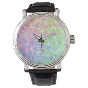 Lage Poly Rainbow  Horloge