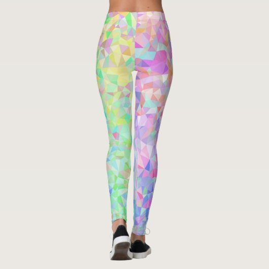 Lage Poly Rainbow Leggings (Achterkant)