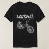 Lage ringfiets voor mannen. Chicano Cholo Lowrider T-shirt (Design voorkant)