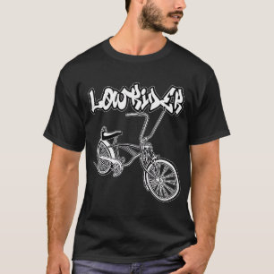Lage ringfiets voor mannen. Chicano Cholo Lowrider T-shirt