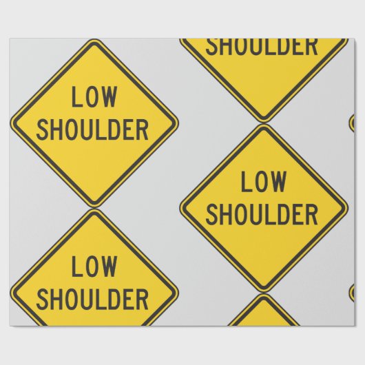 Lage schouderplaat cadeaupapier (Vlak)