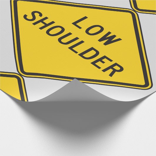 Lage schouderplaat cadeaupapier