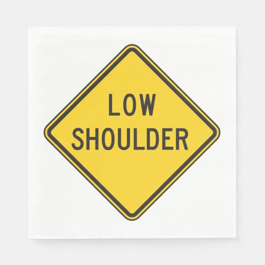 Lage schouderplaat servet (Voorkant)