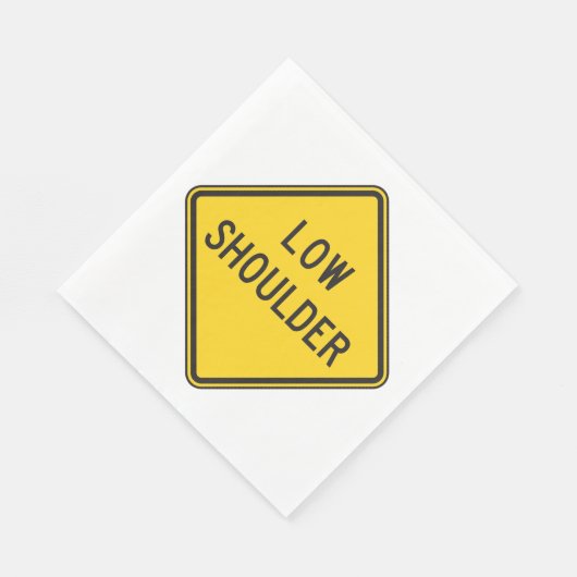 Lage schouderplaat servet (Hoek)